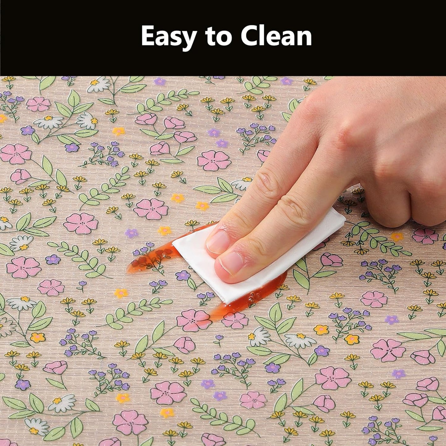 INNOLITES Non-Slip Shelf Liner – Cabinet & Drawer Liner Non-Adhesive – Waterproof Oil-Proof