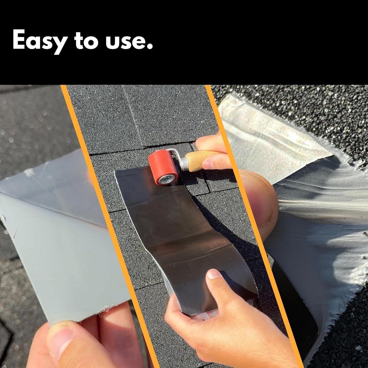 HSS Sealant Tape with MicroSealant - Waterproof Commercial Roofing Tape for Roof and RV Repair