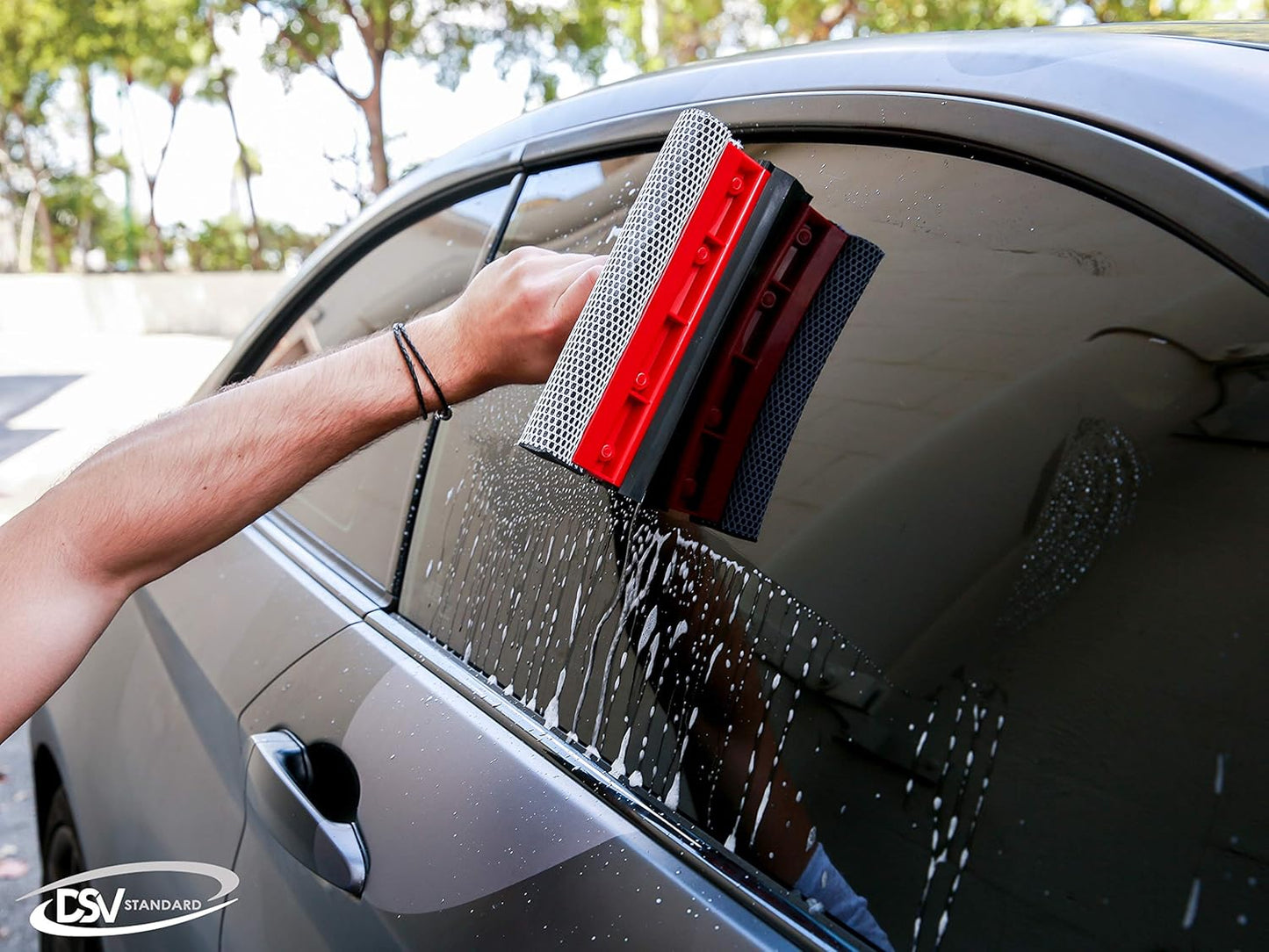 DSV Standard Window Squeegee for Window Cleaning, Window Cleaner Tool for Car Windshield, Shower