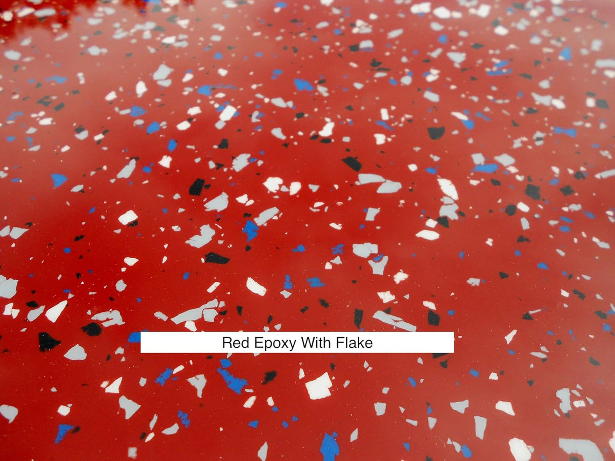 Coloredepoxies 10009 Red Epoxy Resin Coating Made with Beautiful and Vibrant Pigments, 100% solids