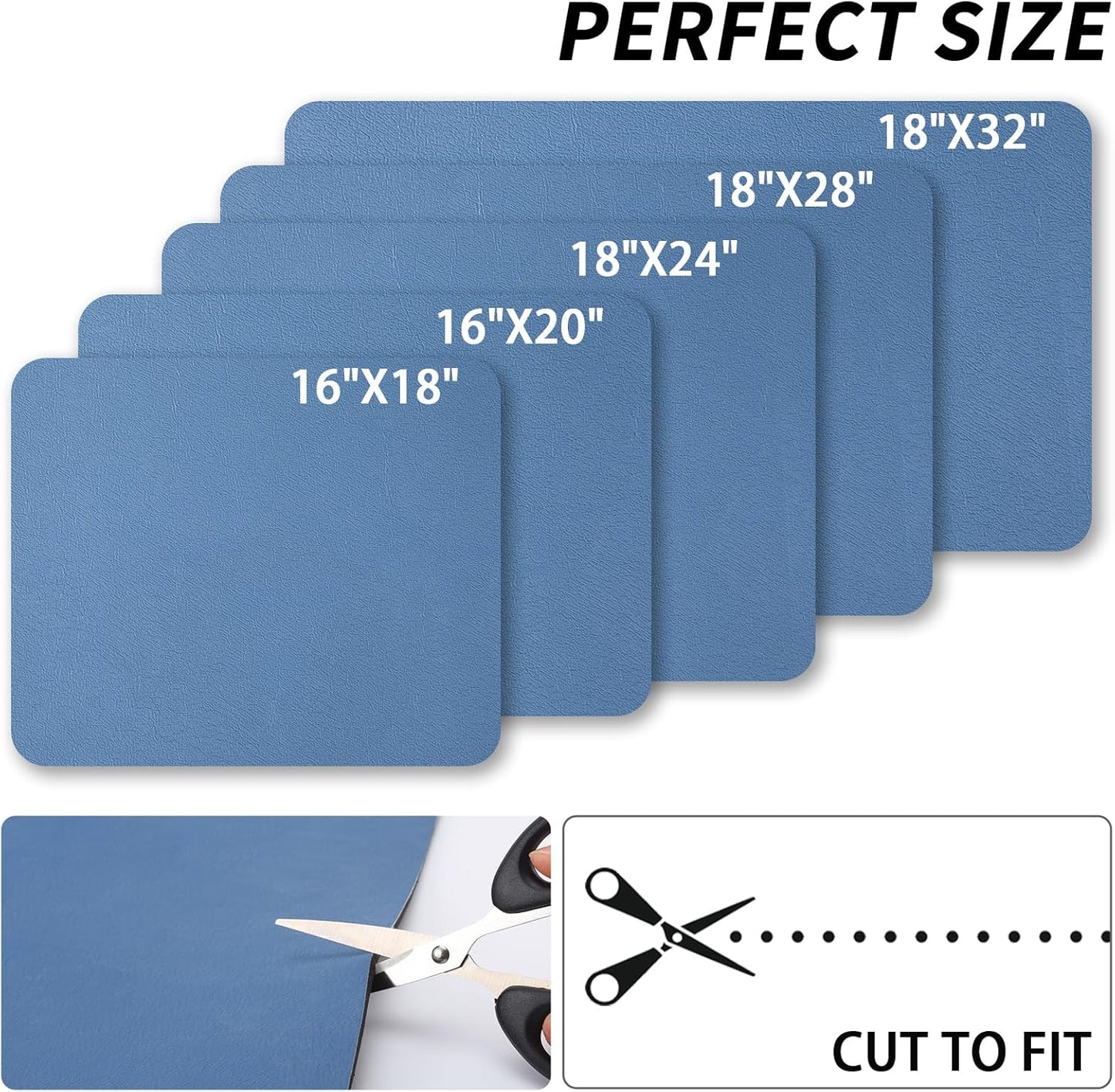 Dish Drying Mat for Kitchen Counter, Heat Resistant Drainer Mats with Non-slip Rubber Backed, Hide