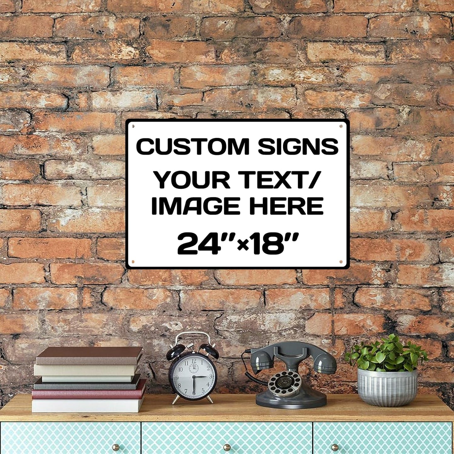 custom sign,Aluminum Weatherproof Metal Sign,Multiple Sizes ,Optional reflective,Custom