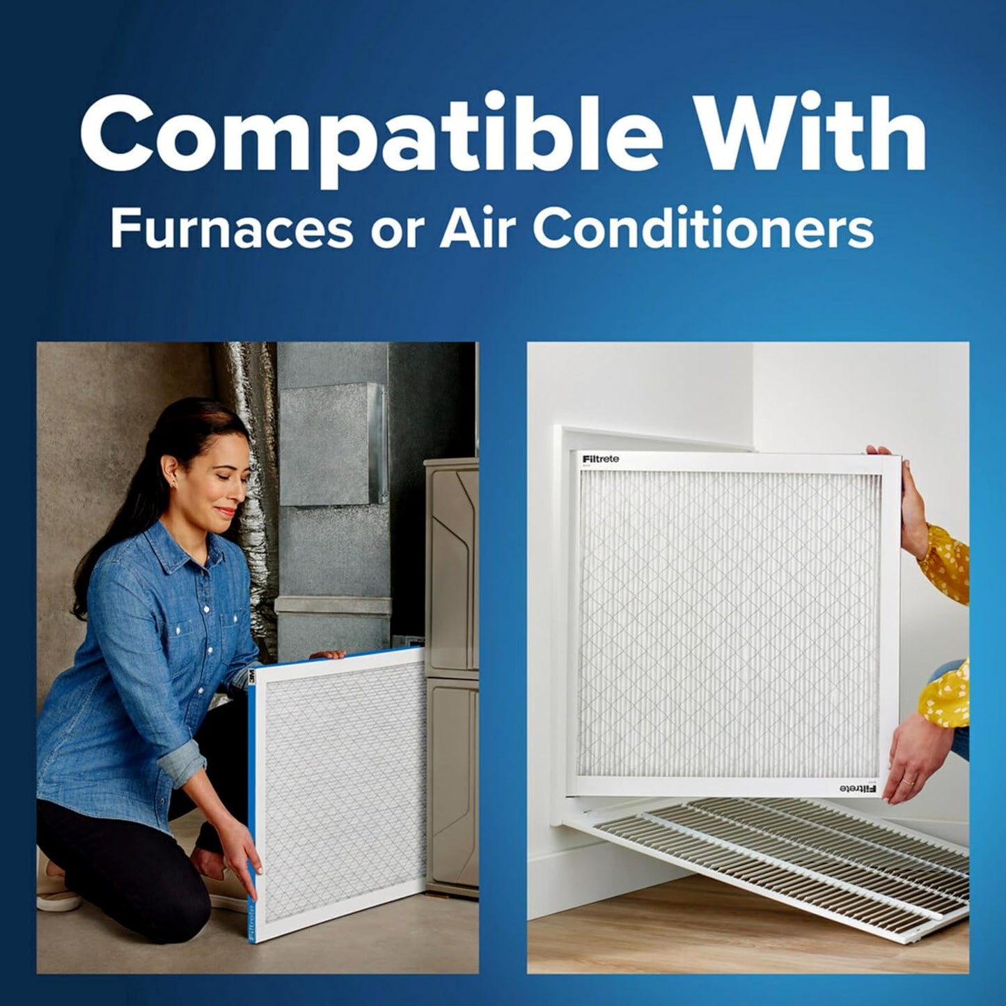 Filtrete 14x30x1 AC Furnace Air Filter, MERV 13, MPR 1900, Premium Allergen, Bacteria & Virus
