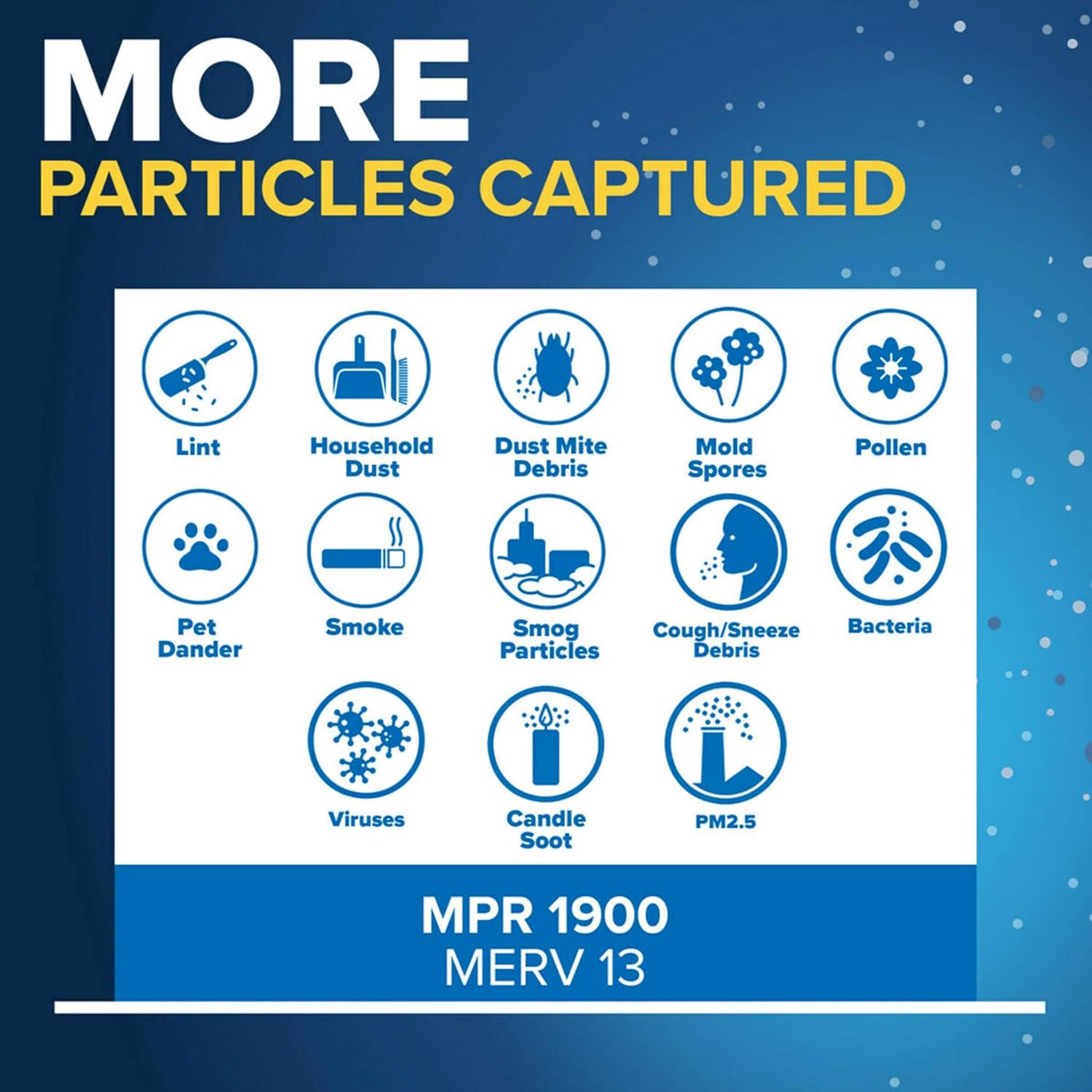 Filtrete 20x25x1 AC Furnace Air Filter, MERV 13, MPR 1900, Premium Allergen, Bacteria & Virus