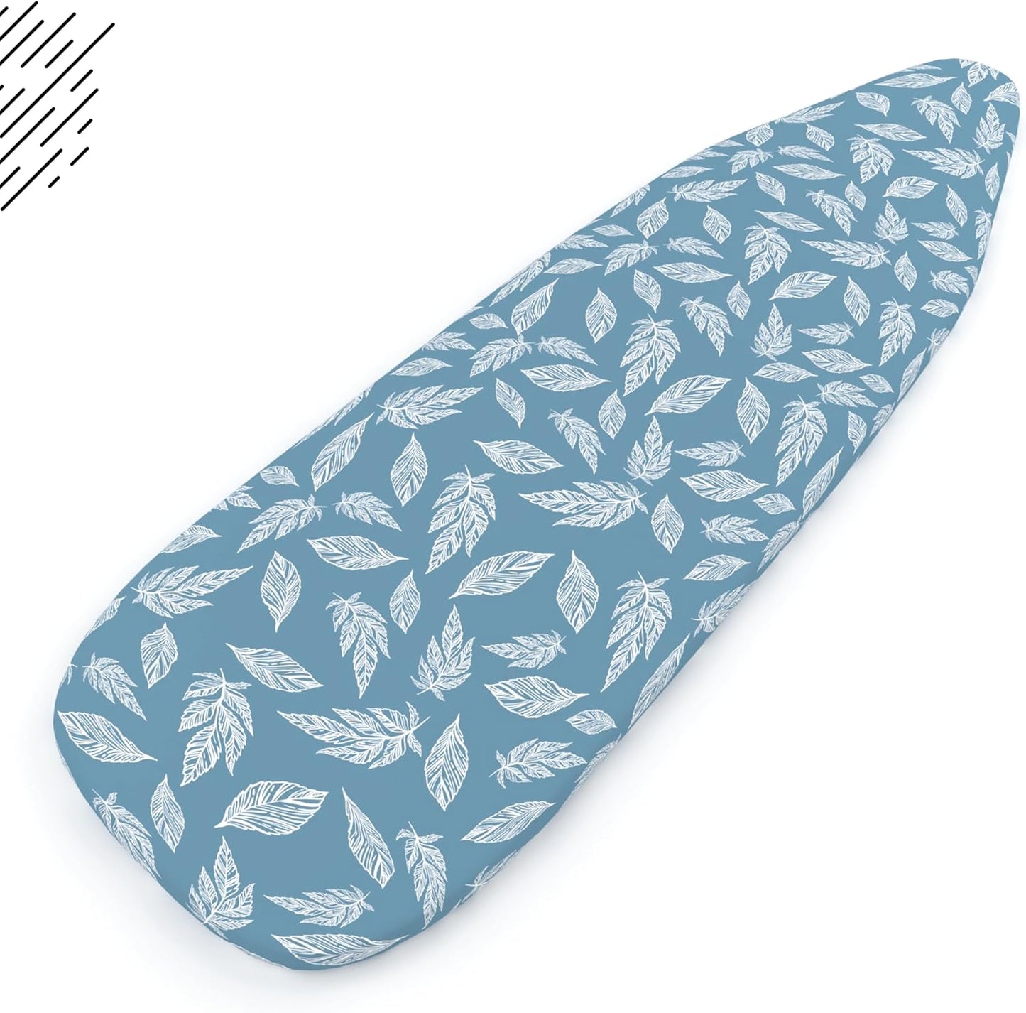 Encasa XO Ironing Board Cover and Pad 54"x15" - Thick 3mm Felt Padding, Drawstring Tightening &