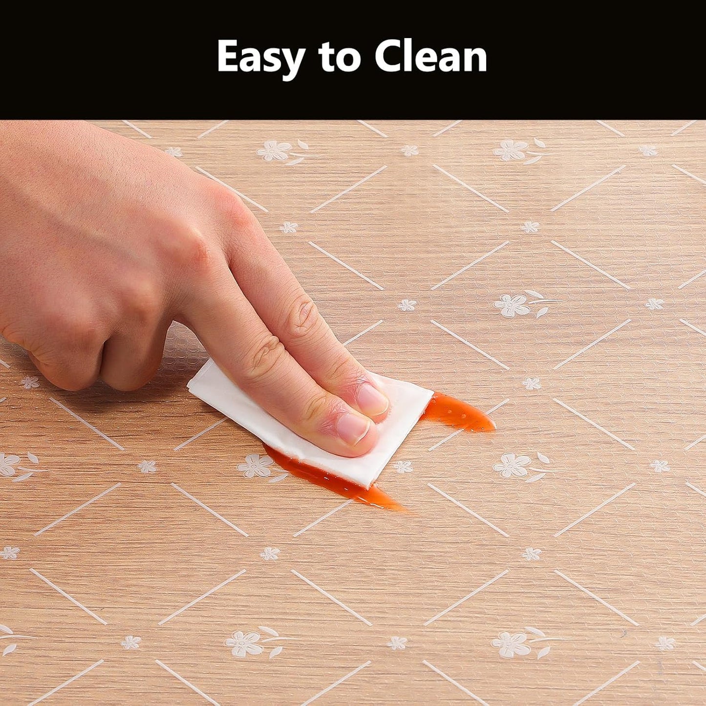 INNOLITES Shelf Liners for Kitchen Cabinets, Non Adhesive Drawer Cabinet Liner, Waterproof