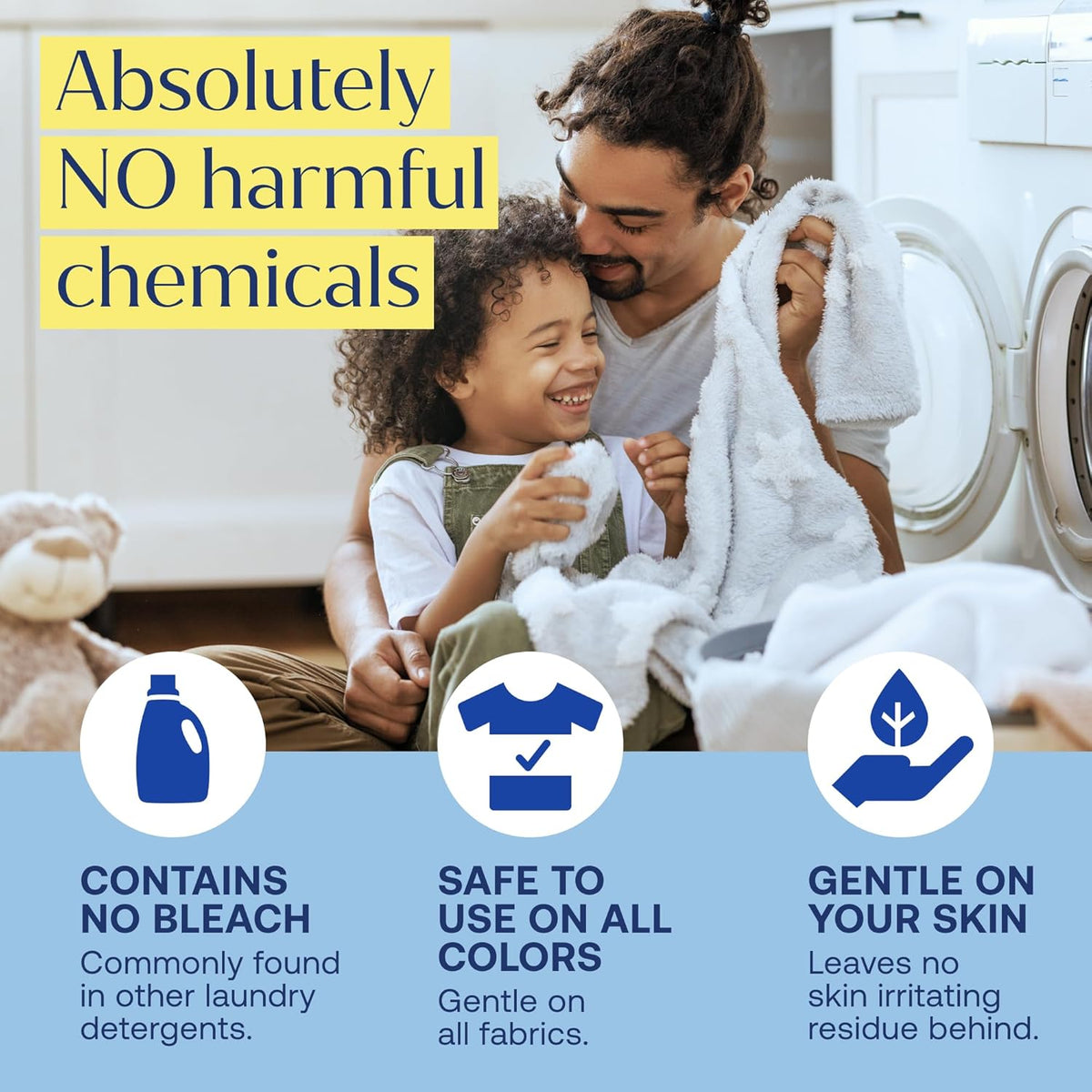 Fab Tab Laundry Detergent Tablets, Plant-Based Formula, Removes Tough Stains, Plastic-Free