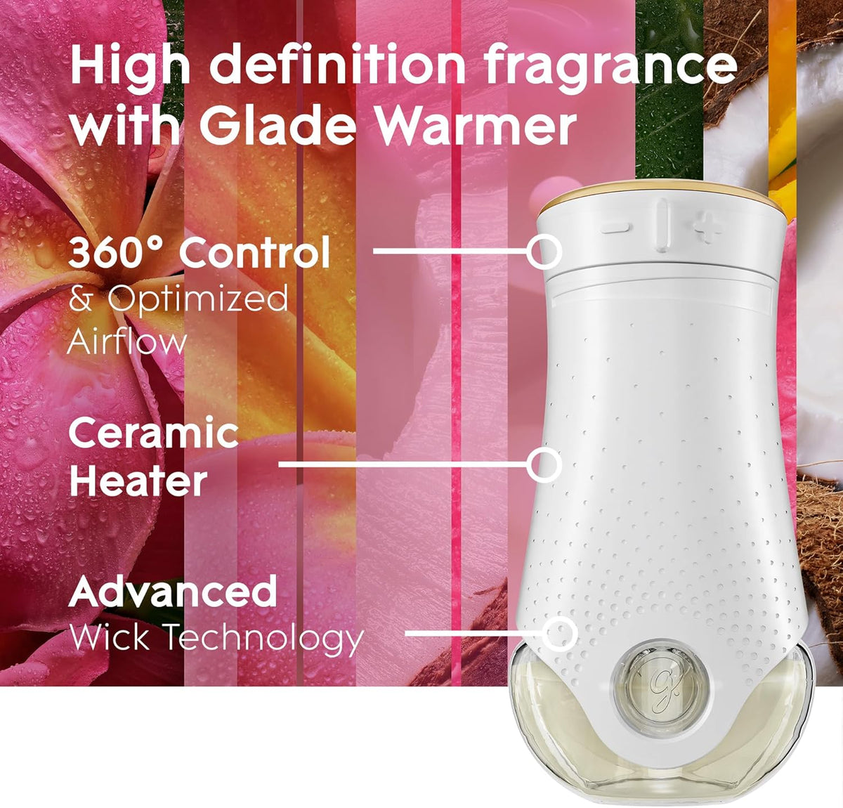 Glade PlugIns Refills Air Freshener, Scented and Essential Oils for Home and Bathroom, Exotic