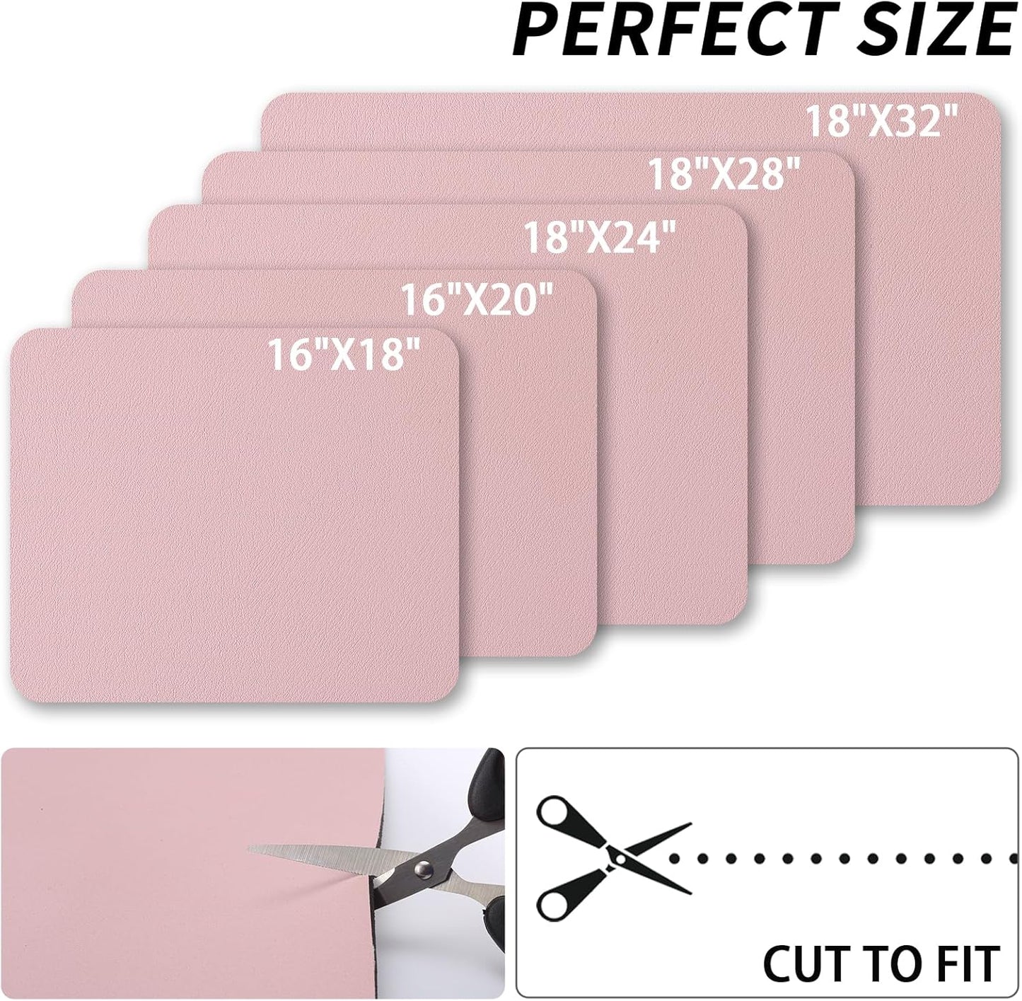 Dish Drying Mat for Kitchen Counter, Heat Resistant Drainer Mats with Non-slip Rubber Backed, Hide