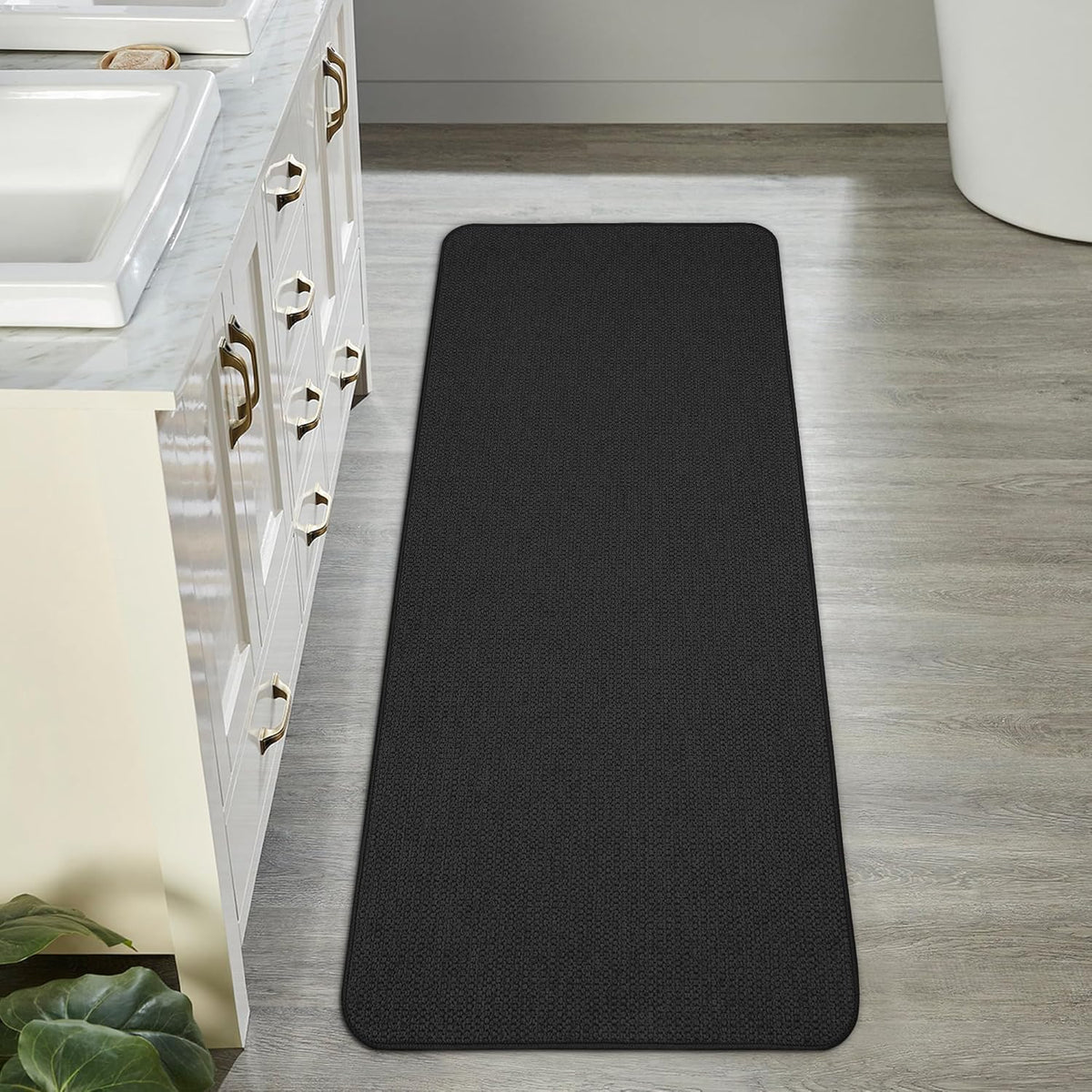 Bath Mat,Ultra Thin Bathroom Runner Rugs,Large Bath Mats for Bathroom,Quick Dry,Non-Slip,Machine