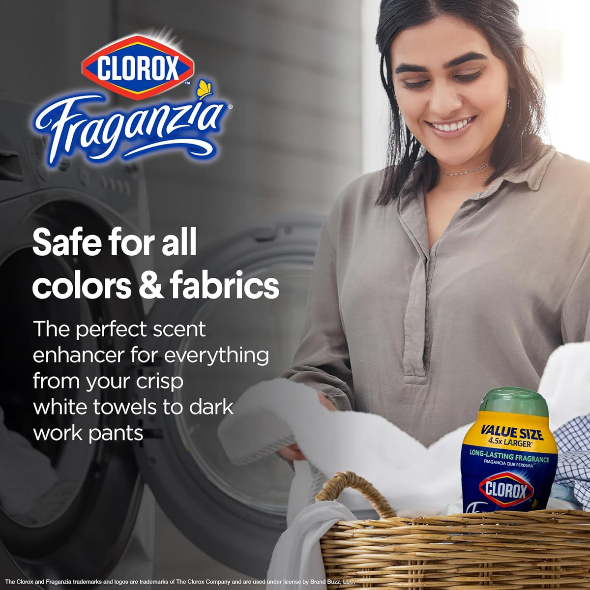 Clorox Fraganzia Laundry Scent Booster Crystals in Cedarwood & Sage Scent - Scented In-Wash