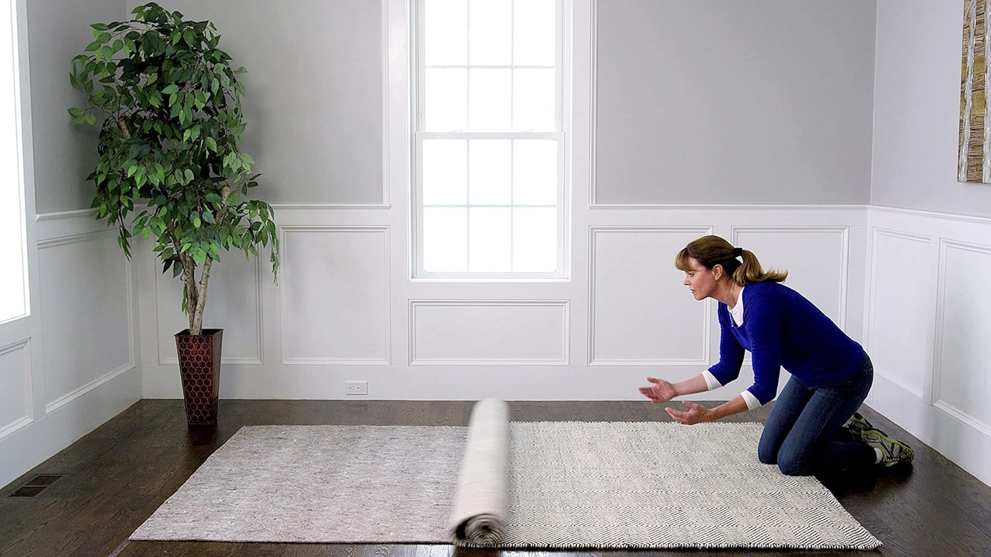 RUGPADUSA - Dual Surface - 1'10" x 7'10" - 1/8" Thick - Felt + Rubber - Non-Slip Backing Rug Pad