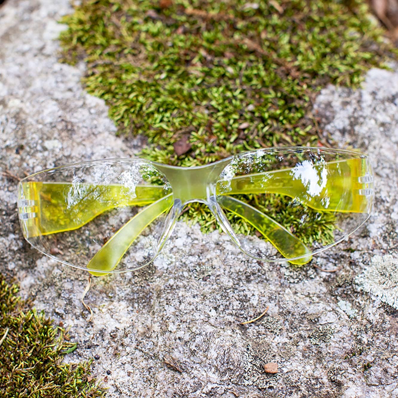 BISON LIFE Safety Glasses - Scratch Resistant Wrap Around Eyewear, Polycarbonate ANSI Z87.1 Impact