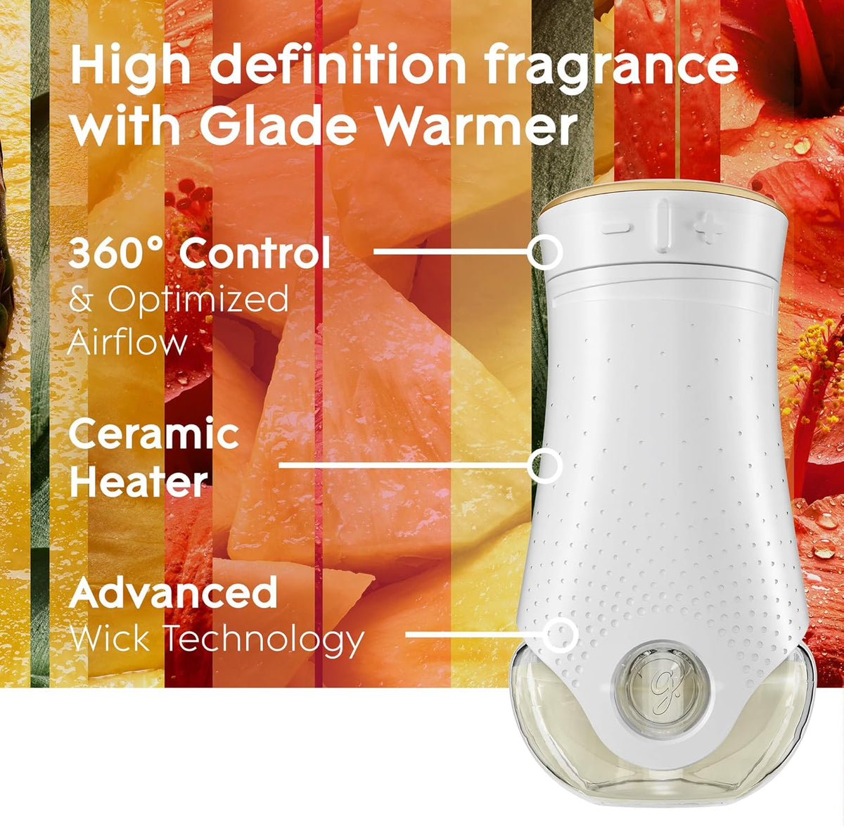 Glade PlugIns Refills Air Freshener, Scented and Essential Oils for Home and Bathroom, Hawaiian
