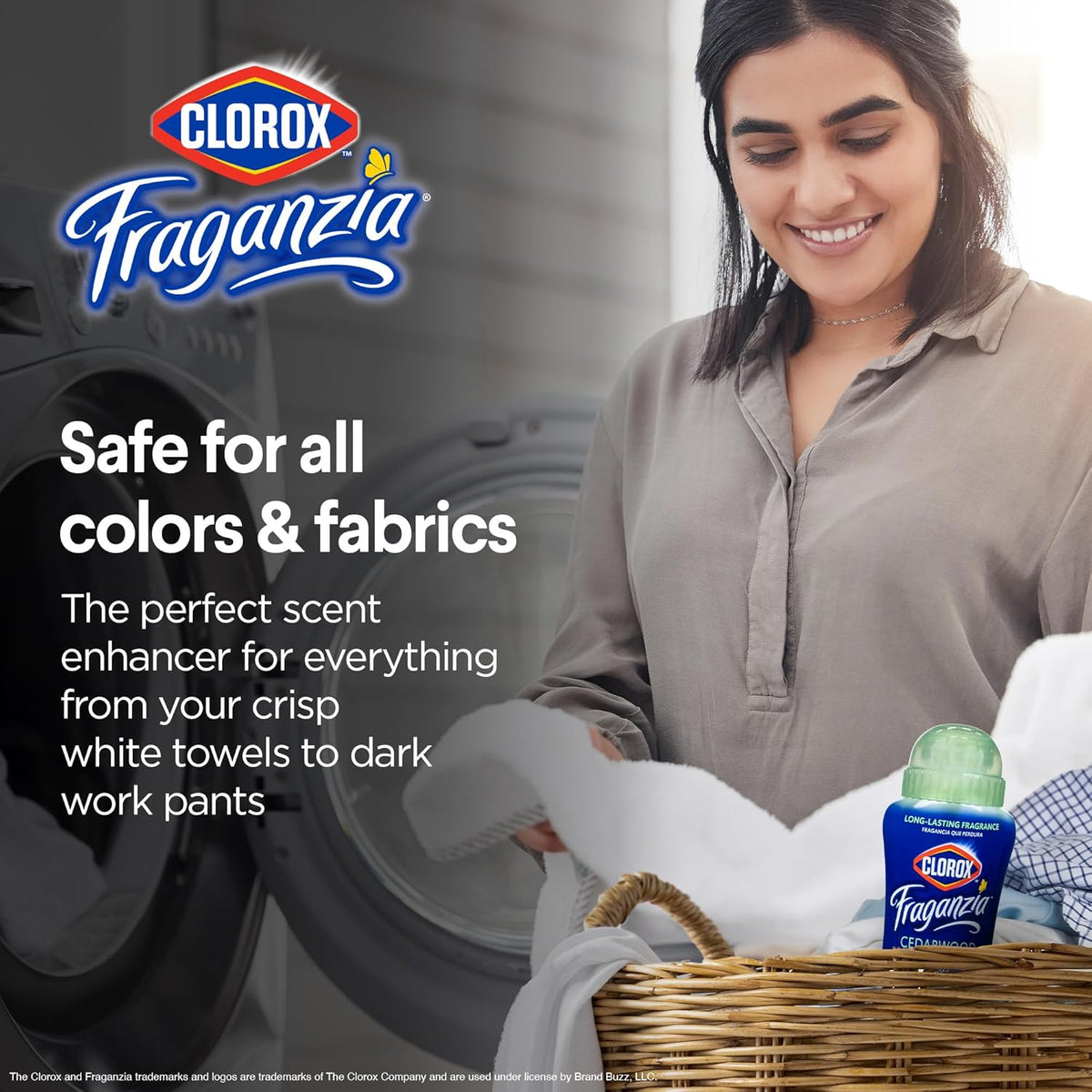 Clorox Fraganzia Laundry Scent Booster Crystals in Cedarwood & Sage Scent - Scented In-Wash