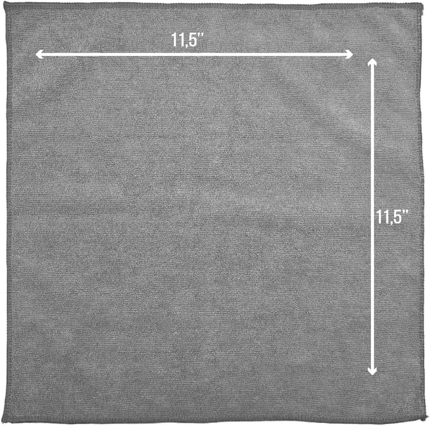 GREEN LIFESTYLE Chamois Cloth, Microfiber Cleaning Cloth 50 Pack, Borderless Towels Cleaning, Car