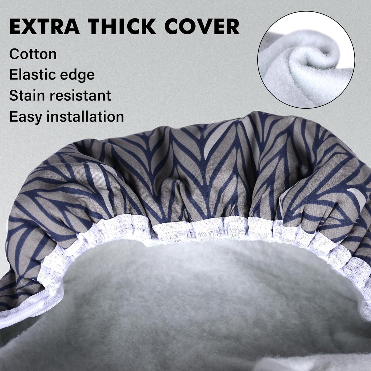 Ironing Board Full Size, Metal Construction Iron Board with Extra Thick Heavy Duty Padded Cover