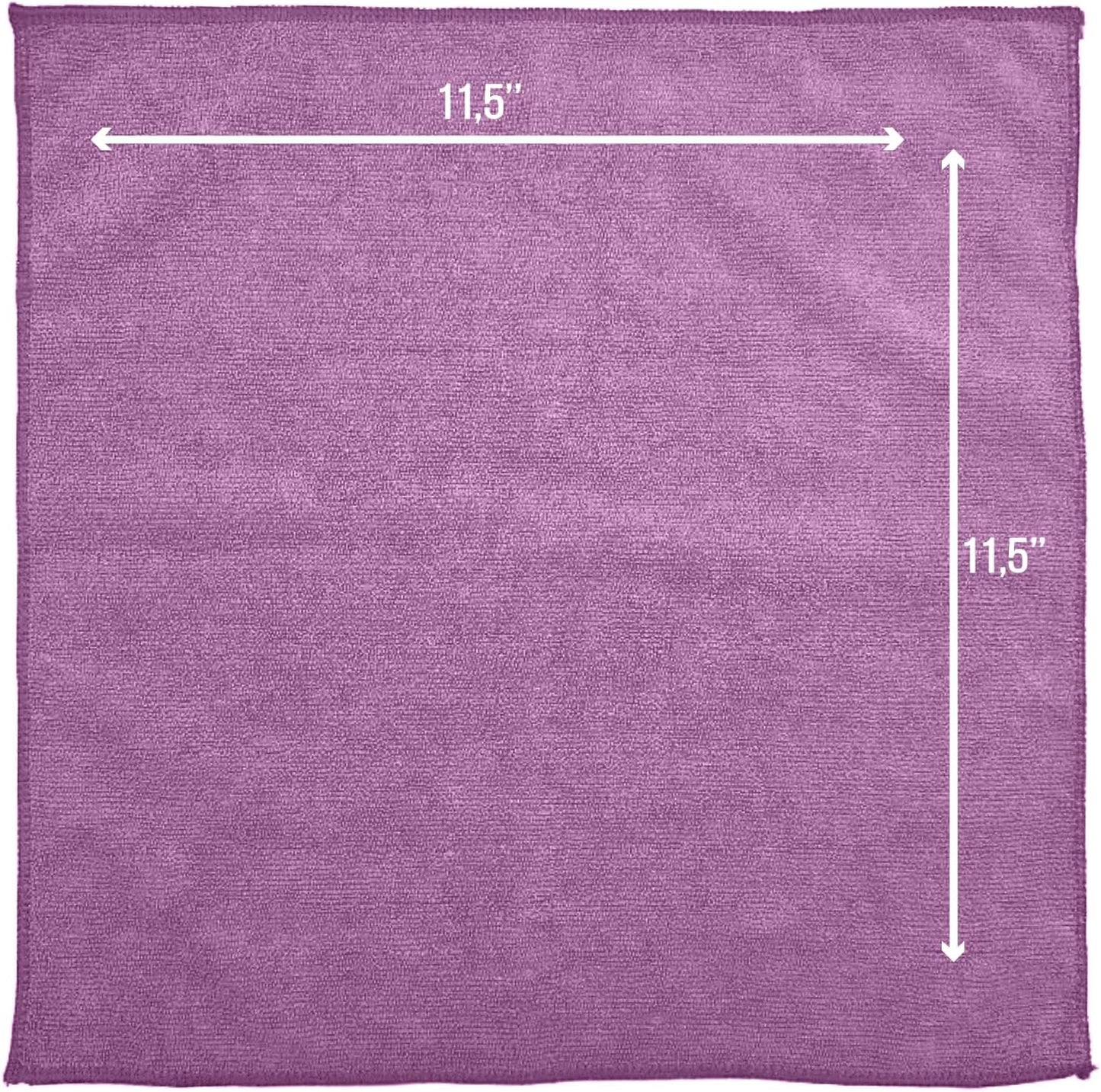 GREEN LIFESTYLE Chamois Cloth, Microfiber Cleaning Cloth 50 Pack, Borderless Towels Cleaning, Car