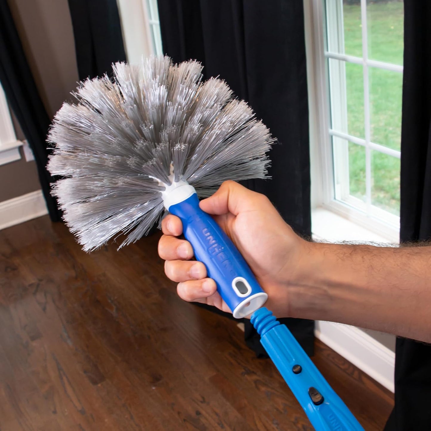 Unger Cobweb & Corner Duster – Dusters for Cleaning, Compatible with Telescopic Poles, Dusting