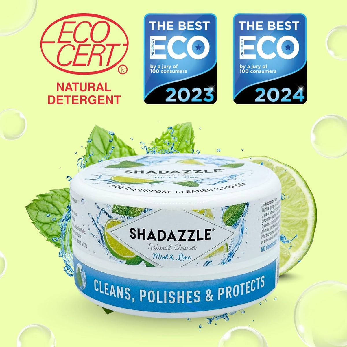 Shadazzle Natural All Purpose Cleaner and Polish – Eco friendly Multi-purpose Cleaning Product