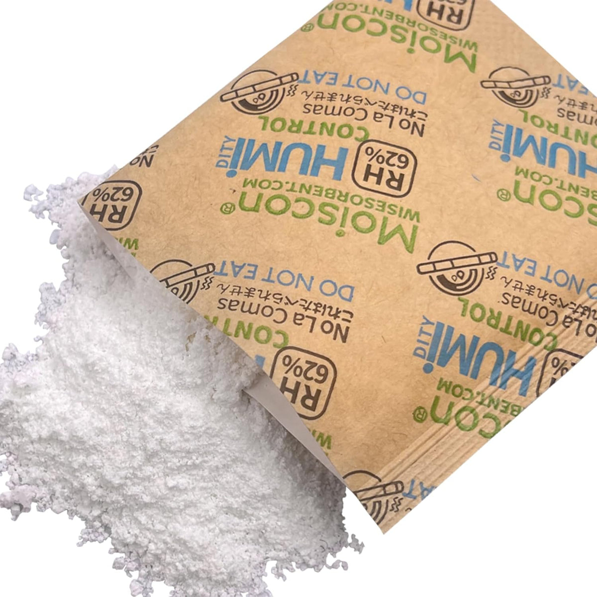 90 Pack 62% RH 8 Gram Two-Way Humidity Control Packs for Storing 1 oz, Size 8 Moisture Control