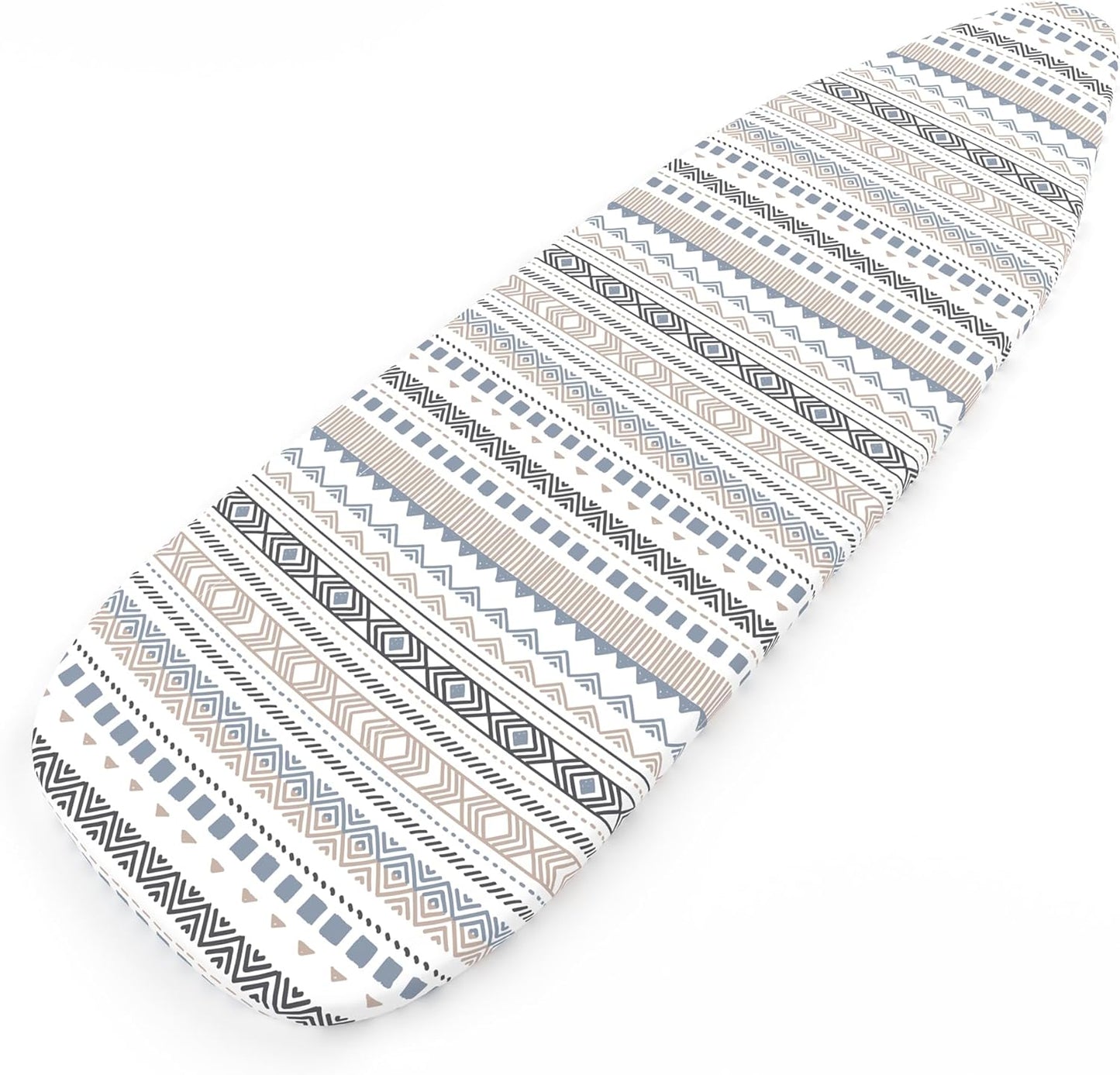 Encasa XO Ironing Board Cover and Pad 49"x18" - Thick 3mm Felt Padding, Drawstring Tightening &