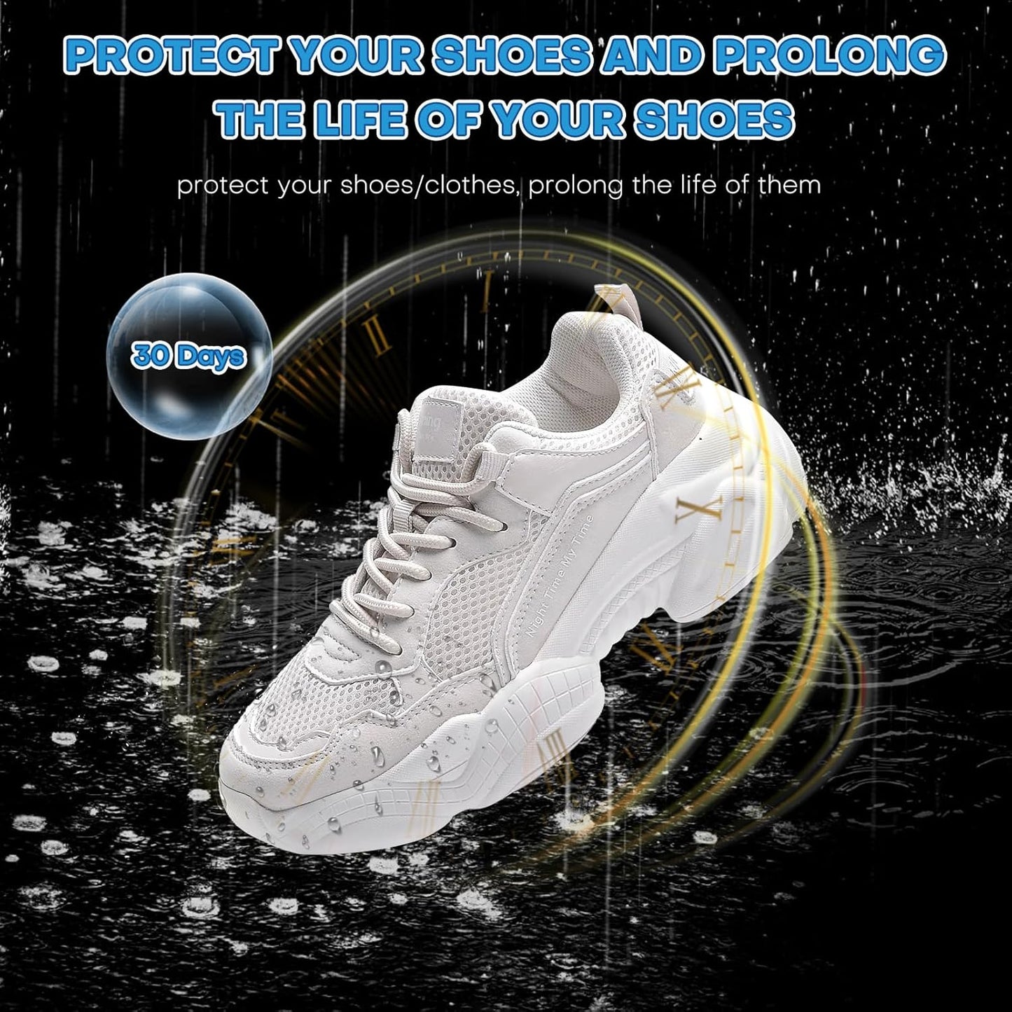 etching Shoe Protector Spray, Suede Protector Spray, Rain & Stain Waterproof Protection for Shoes