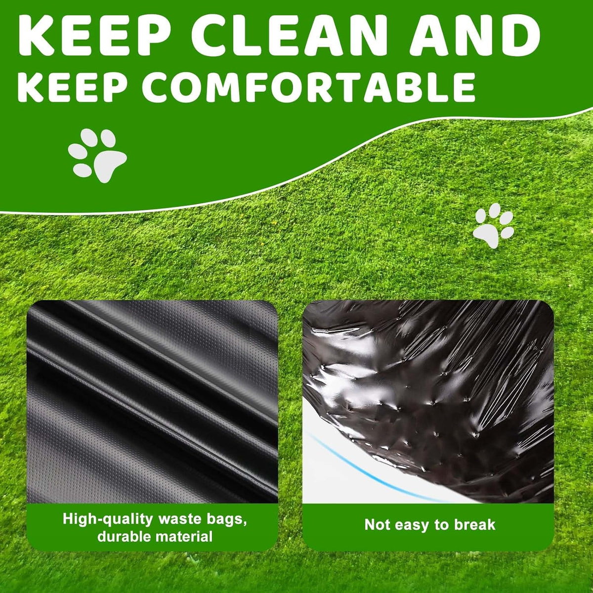 Dog Poop Trash Can Outside, 20L/5Gallon Dog Waste Trash Can with Lid, Pedal and Removable Inner