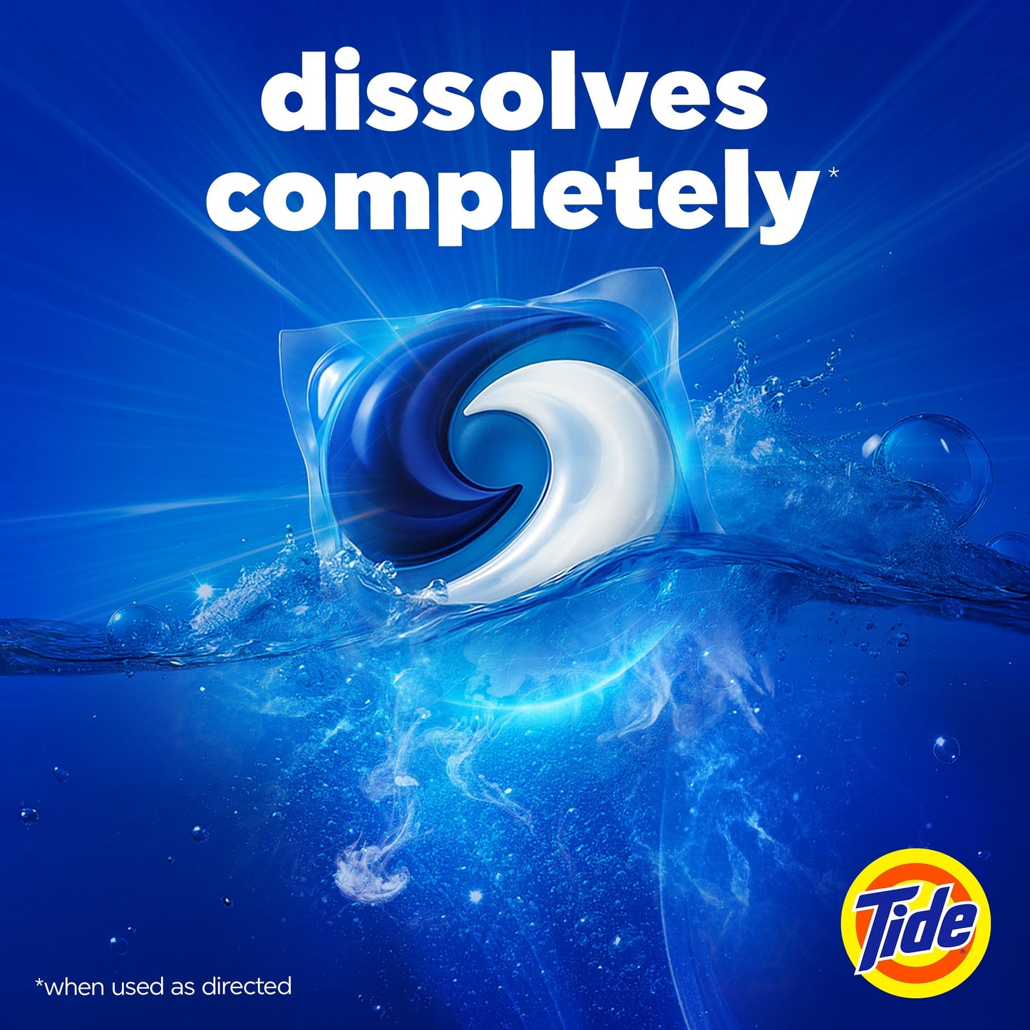 Tide Odor Defense + Oxi Laundry Detergent Pacs, Original Scent, 45 Count, Advanced Odor + Stain