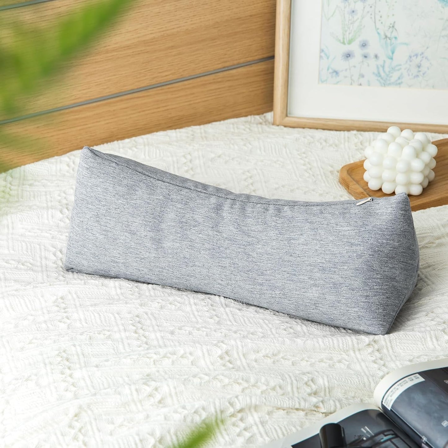 Buckwheat Neck Support Pillow Cervical Neck Cylinder Bolster Pillow,Buckwheat Hulls Adjustable Roll