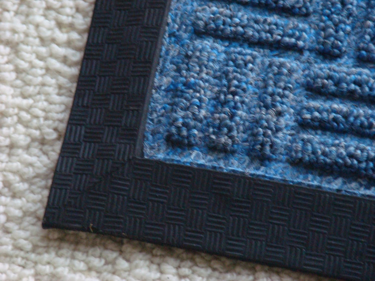 Kempf Water Retainer Entrance Mat, Indoor Outdoor Rubber Rug, Moisture Trapping, Absorbent Mat, 2