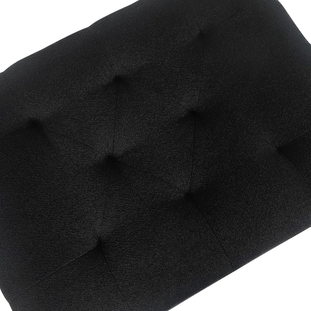 Joveco Storage Ottoman Bench, Rectangle 24″ Linen Foot Rest Stool Square Footstool for Living Room
