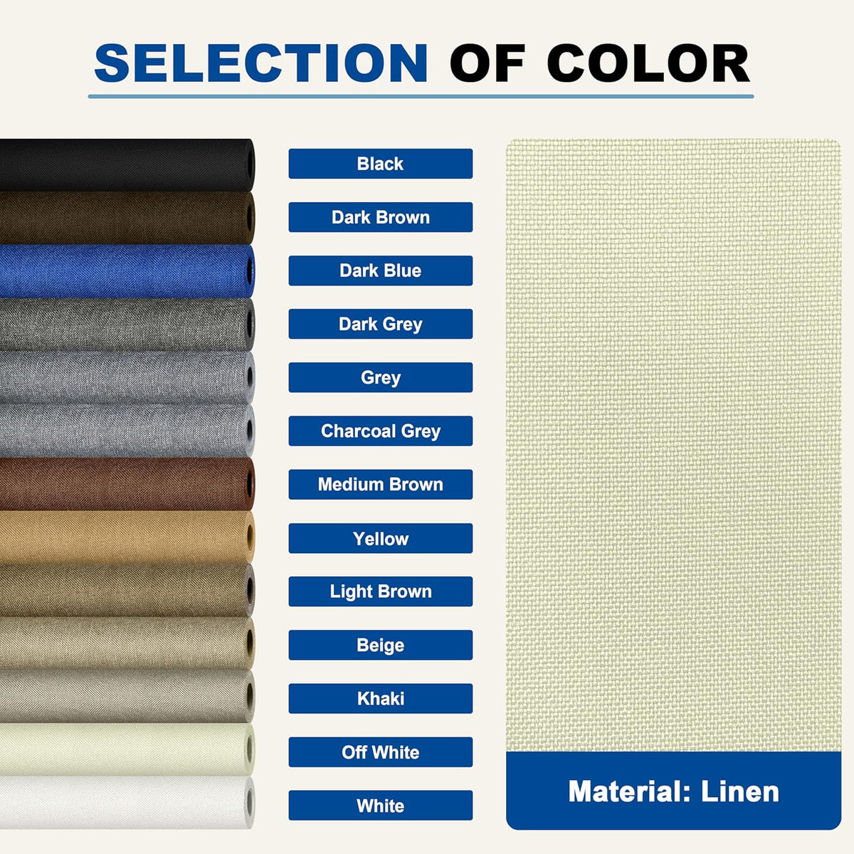 KING MOUNTAIN Linen Repair Patches, Self-Adhesive Fabric Patches, 4 X 63 inch Extra Size, Multi