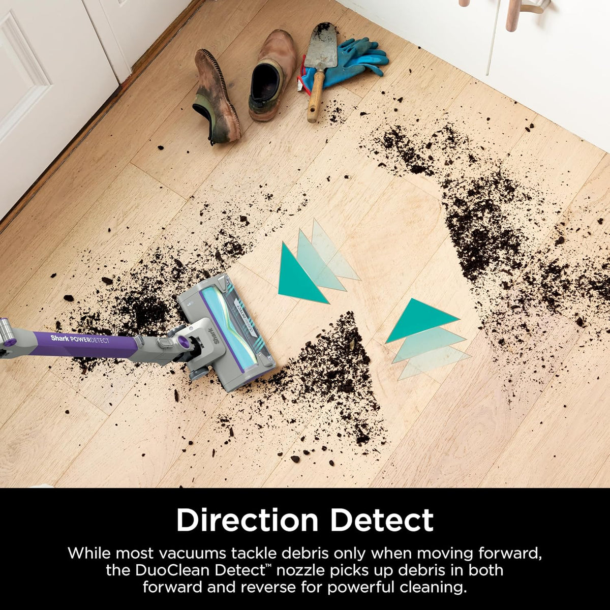 Shark PowerDetect Cordless Stick Vacuum, Powerful Suction, HEPA Filtration, 70-Minute Runtime