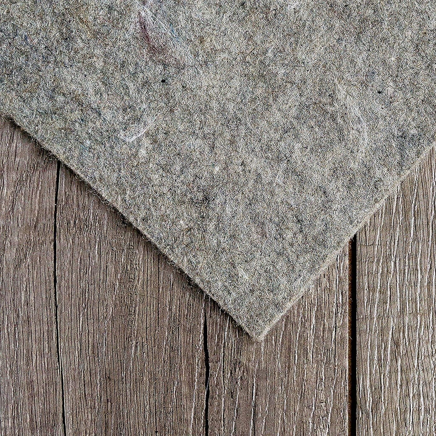 RUGPADUSA - Dual Surface - 9' Square - 1/4" Thick - Felt + Rubber - Non-Slip Backing Rug Pad - Safe