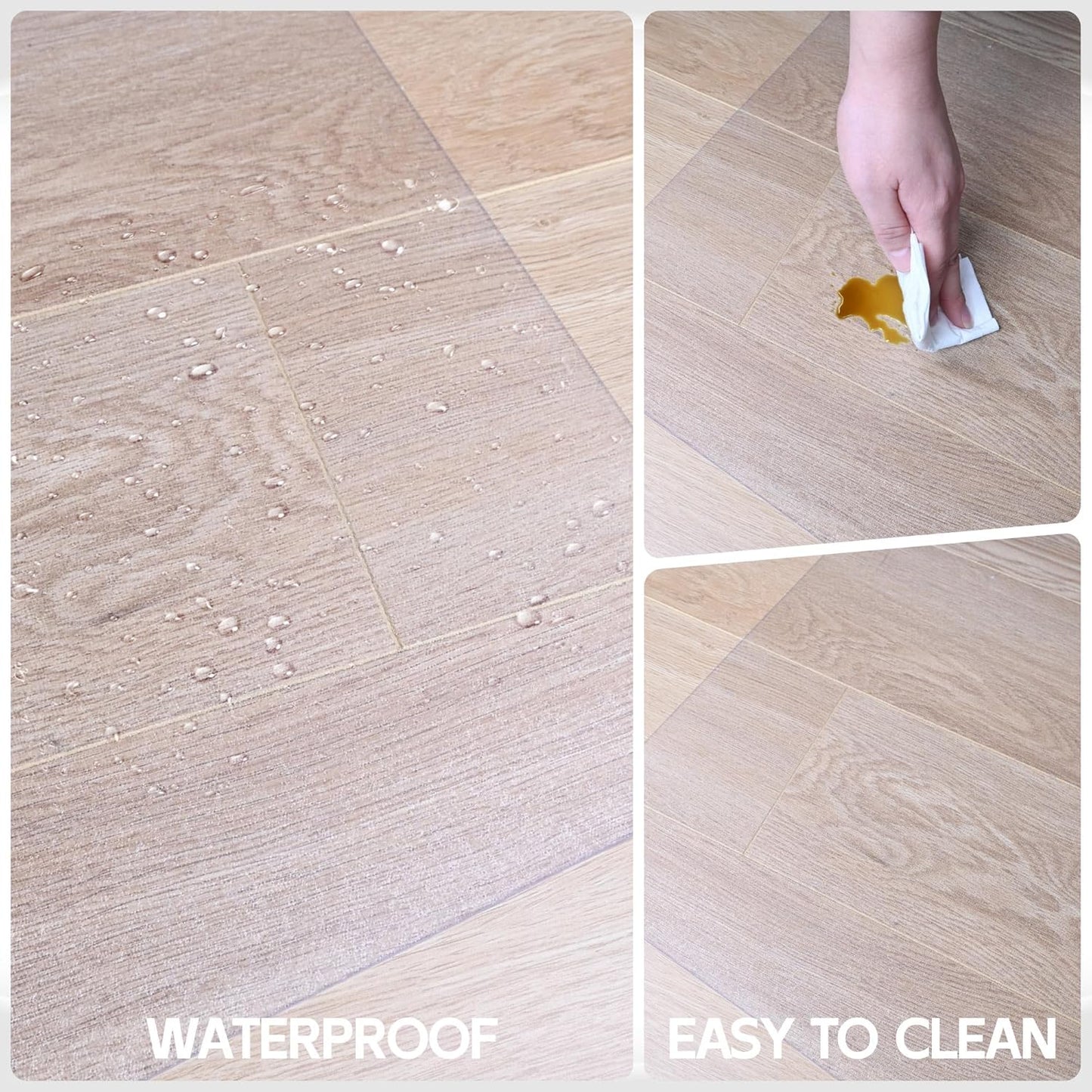 Office Chair Mat for Hardwood Floor, 72" x 46" Clear Computer/Desk Chair Mat for Hard Floor