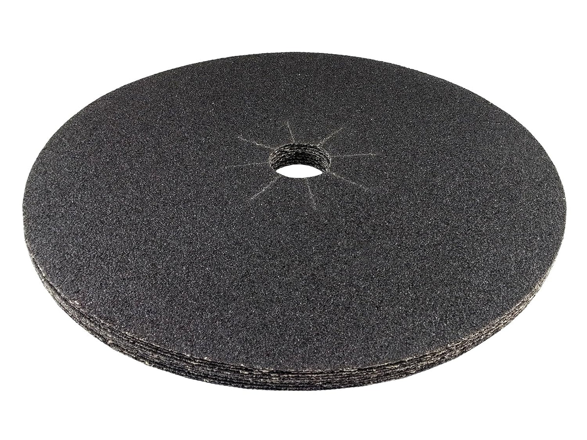 Starcke 16'' x 2'' Silicon Carbide Slotted Edger Floor Sanding Discs (10 Pack, 50 Grit)