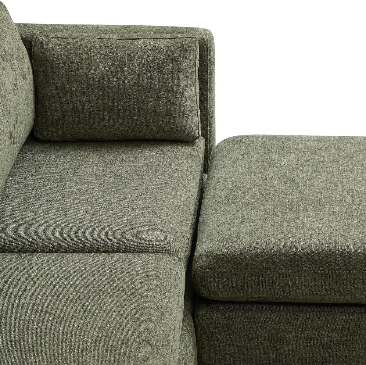CHITA Modular Sectional Sofa, FSC Certified L Shaped Couch with Reversible Chaise, Modular