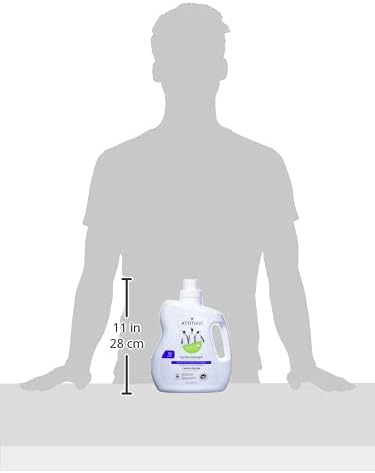 ATTITUDE Liquid Laundry Detergent, EWG Verified, HE Compatible, Plant-Based & Vegan, Natural