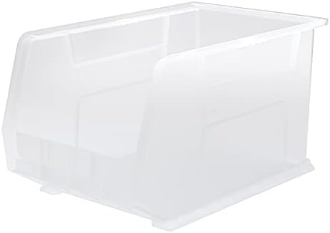 Akro-Mils 30260 AkroBins Plastic Storage Bins, Space-Saving Stackable Bins for Garage, Pantry