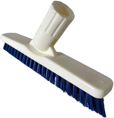 Professional Grout Brush Heavy-Duty Swivel Head with Stiff V-Shaped Bristles for Deep Cleaning