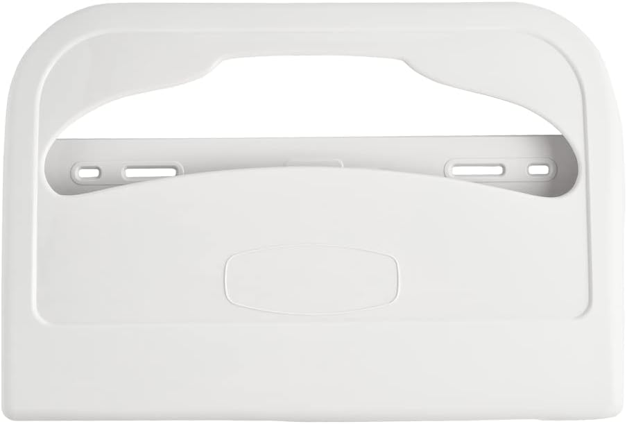 EZbrnd Wall Mount Half-Fold Toilet Seat Cover Dispenser for Commercial/Washroom/Office, Seat Cover