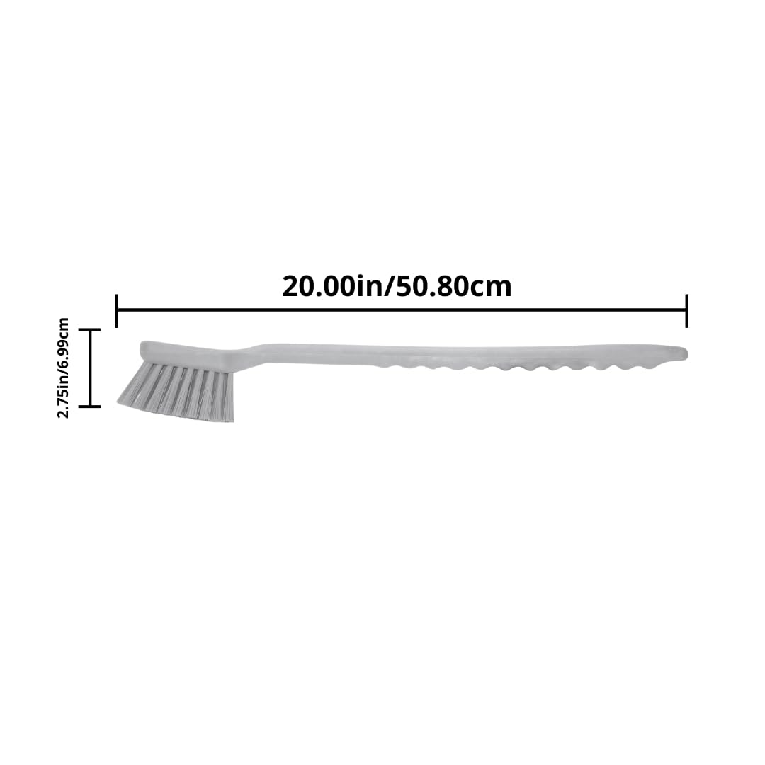SPARTA 40501EC01 Plastic Large Scrub Brush, Kitchen Brush, Utility Brush With Long Handle For
