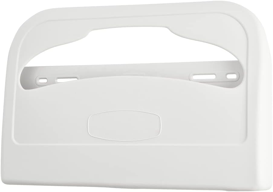 EZbrnd Wall Mount Half-Fold Toilet Seat Cover Dispenser for Commercial/Washroom/Office, Seat Cover