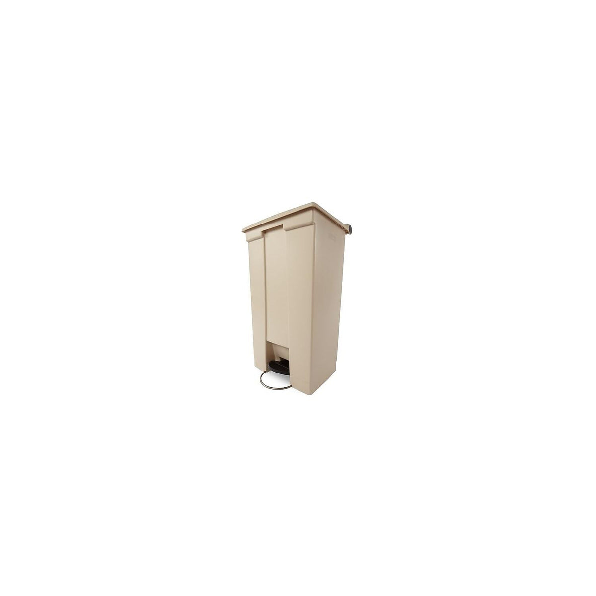 Rubbermaid Commercial Products Legacy Step-On Plastic Trash Can/Container, 23-Gallon, Beige