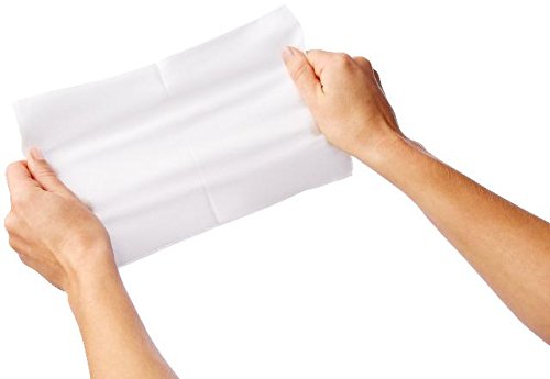 Medline Ultrasoft Disposable Dry Cleansing Cloths, Fragrance-Free, 10 x 13 inches, 50 per Bag, One