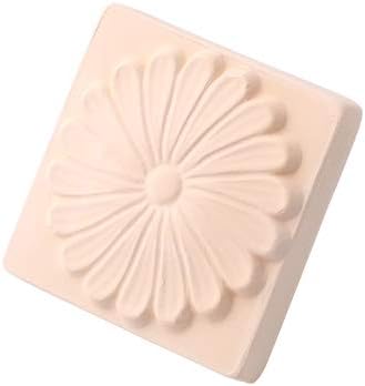 Stone Diffuser-Korean flowers 4 Square tiles, One Set-Odor Eliminator, Air Purifying, Humidity