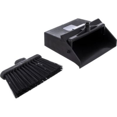 SPARTA Duo-Pan Upright Dust Pan and Broom Set, Essential Cleaning Tools for Home and Commercial