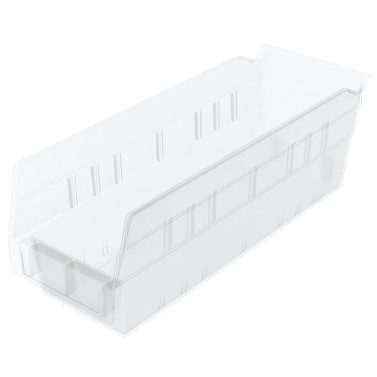 Akro-Mils 30120 Plastic Shelf Bins, Heavy Duty Storage Bins for Garage, Closet, and Drawer