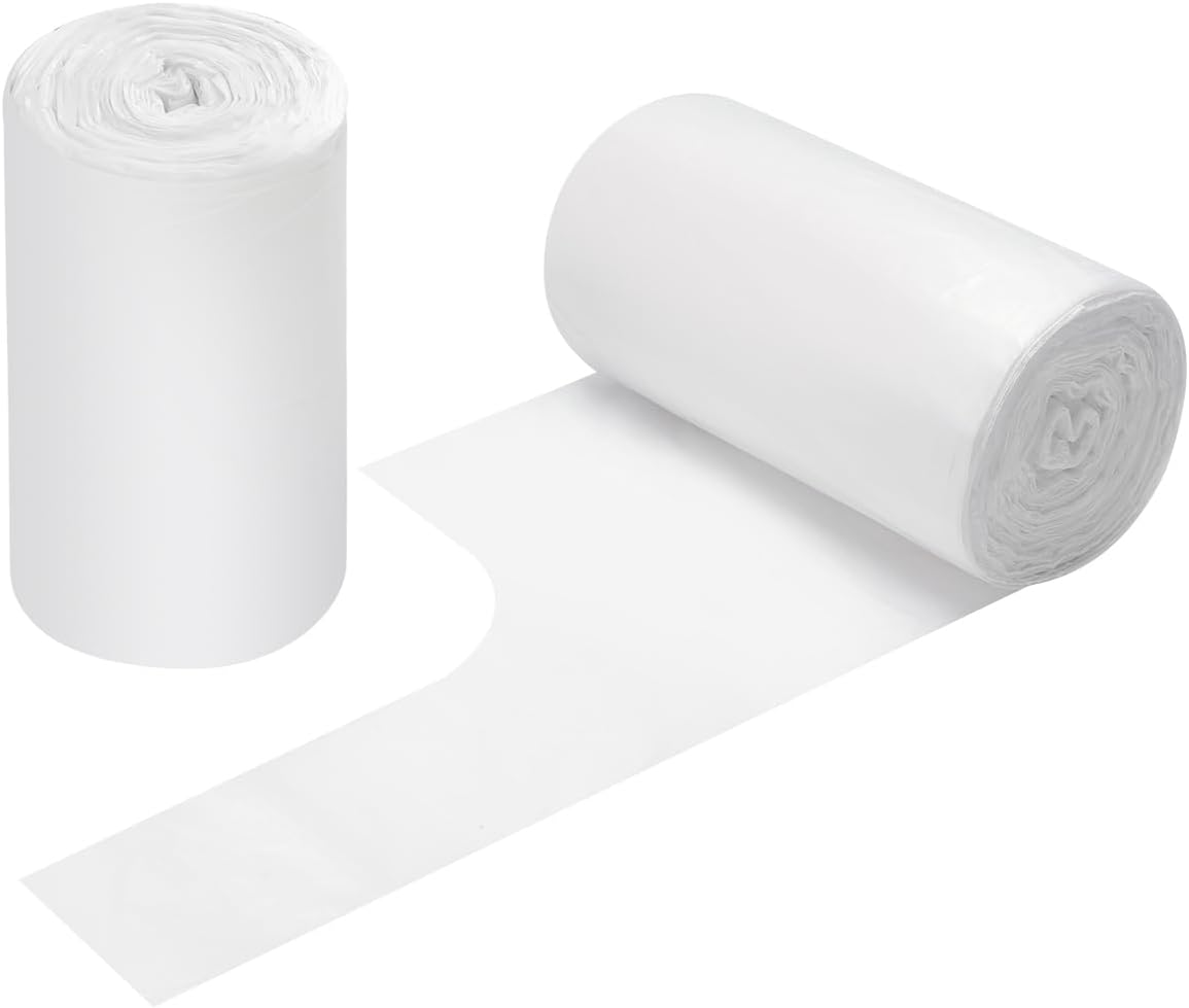 2-4 Gallon Portable Trash Bags,60 Counts Thicken portable Small Garbage Bags for Office